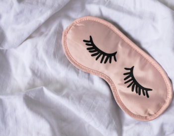 sleeping mask with eyelashes