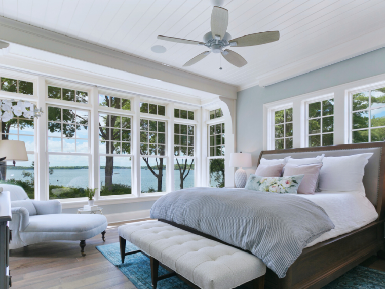 choose the best size ceiling fan for bedroom