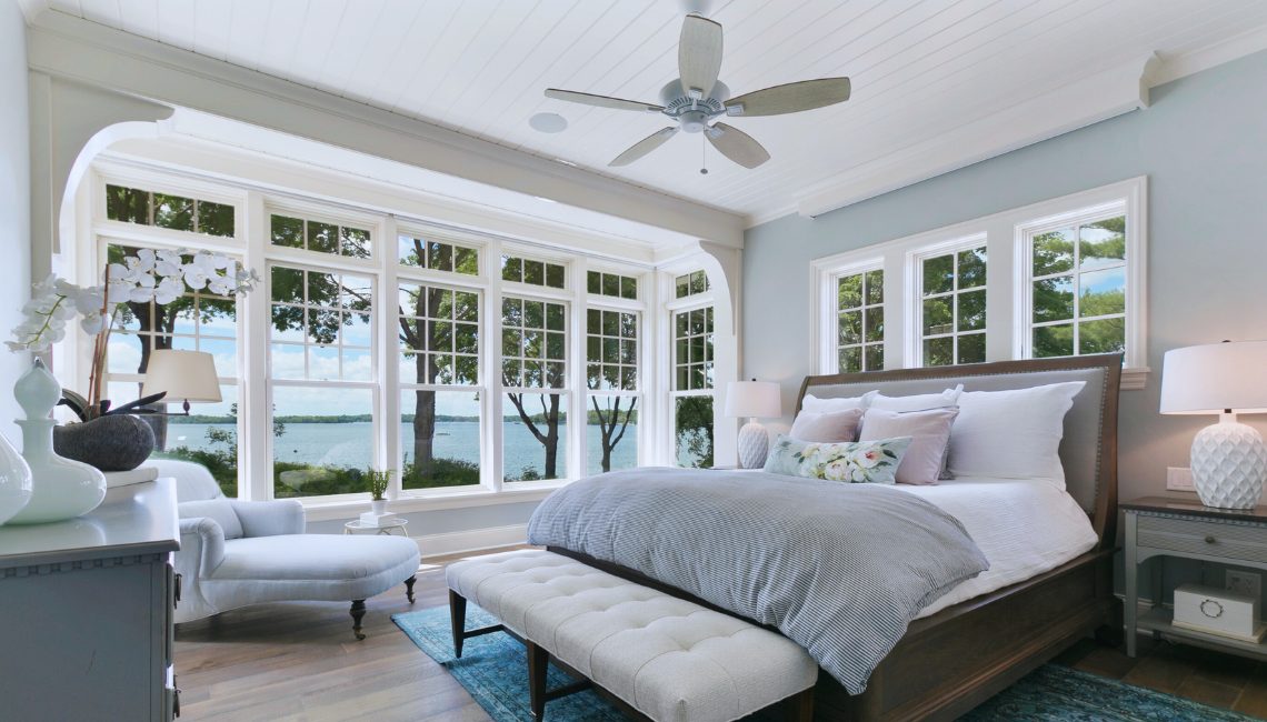 choose the best size ceiling fan for bedroom