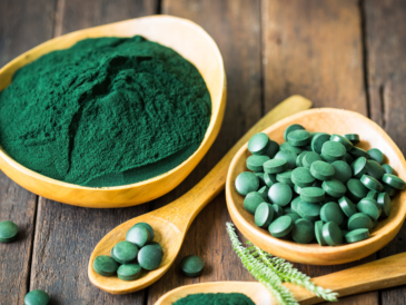 Green powdered supplements